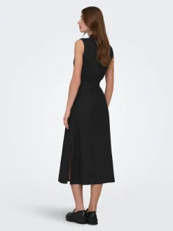 ONLGOA Leinen Langes Kleid
