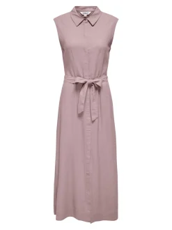 ONLGOA Leinen Langes Kleid