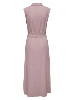 ONLGOA Leinen Langes Kleid