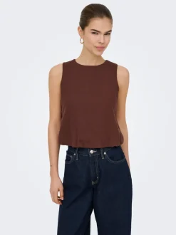 ONLGOA Leinen Top