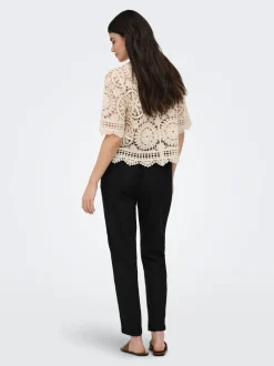 ONLGOA-POPTRASH Komfort Fit Leinen Hose