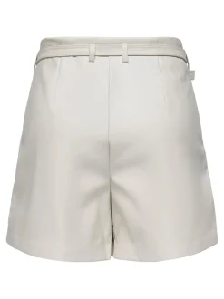 ONLHEIDI Mittlere Taille Normal geschnitten Kunstledershorts