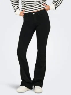 ONLHELLA Niedrige Taille Retro-Fit, ausgestellt Jeans