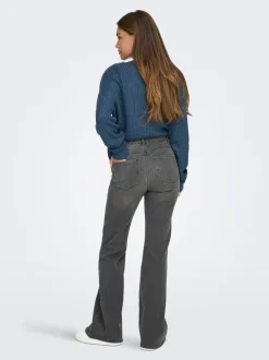 ONLHENNI Hohe Taille Flared Jeans