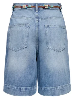 ONLHOLLIE Hohe Taille Normal geschnitten Jeans-Shorts