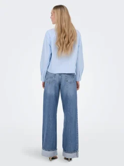 ONLHOPE Hohe Taille Weiter Beinschnitt Jeans