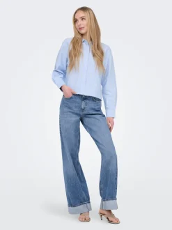 ONLHOPE Hohe Taille Weiter Beinschnitt Jeans