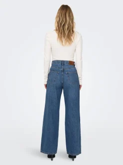 ONLHOPE Hohe Taille Weiter Beinschnitt Jeans