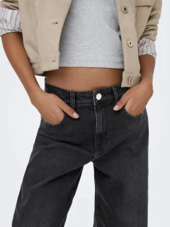 ONLHOPE Hohe Taille Weiter Beinschnitt Jeans