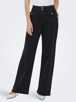 ONLHOPE Hohe Taille Weiter Beinschnitt Jeans