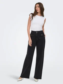 ONLHOPE Hohe Taille Weiter Beinschnitt Jeans