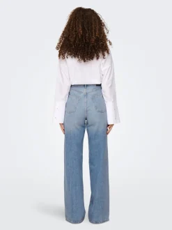 ONLHOPE Hohe Taille Weiter Beinschnitt Jeans