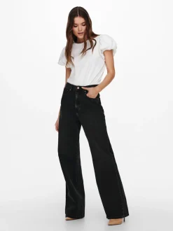 ONLHOPE Hohe Taille Weiter Beinschnitt Jeans
