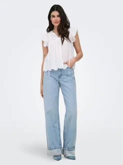 ONLHOPE Hohe Taille Weiter Beinschnitt Jeans