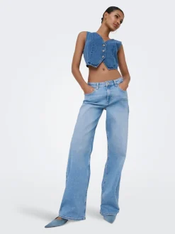 ONLHOPE Hohe Taille Weiter Beinschnitt Jeans