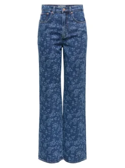 ONLHOPE Hohe Taille Weiter Beinschnitt Knöchellang Jeans