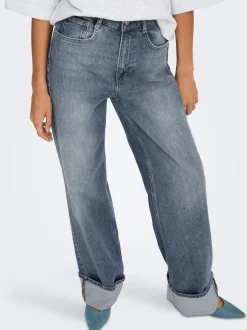 ONLHOPE Hohe Taille Weiter Beinschnitt Jeans