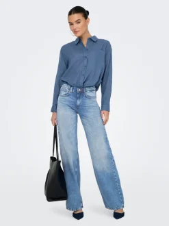 ONLHOPE Niedrige Taille Weiter Beinschnitt Jeans