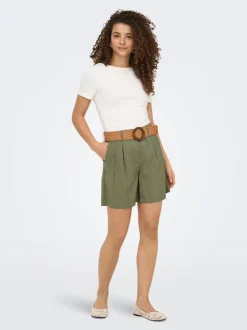 ONLIBIZA Hohe Taille Normal geschnitten Bermuda Shorts