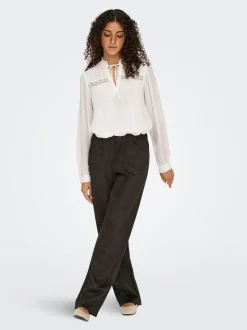 ONLINA Gerade geschnitten Hose mit weitem Beinschnitt