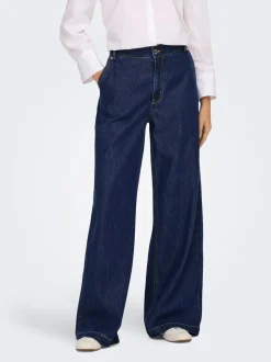 ONLINGRID Mittlere Taille Weiter Beinschnitt Jeans