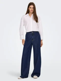 ONLINGRID Mittlere Taille Weiter Beinschnitt Jeans