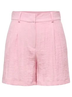 ONLITA Hohe Taille Normal geschnitten Leinen Bermuda Shorts