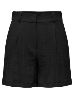 ONLITA Hohe Taille Normal geschnitten Leinen Bermuda Shorts