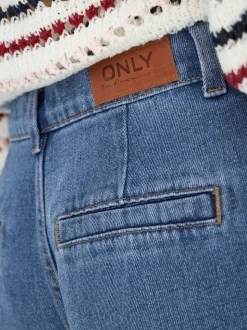 ONLIVY Mittlere Taille Weiter Beinschnitt Jeans