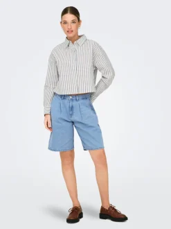ONLIVY Weiter Beinschnitt Jeans-Shorts
