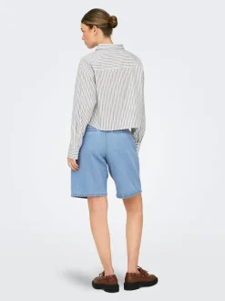 ONLIVY Weiter Beinschnitt Jeans-Shorts