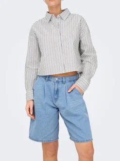 ONLIVY Weiter Beinschnitt Jeans-Shorts