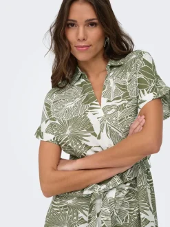 ONLJAKIRI Leinen Kurzes Kleid