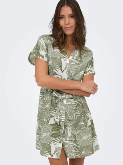ONLJAKIRI Leinen Kurzes Kleid
