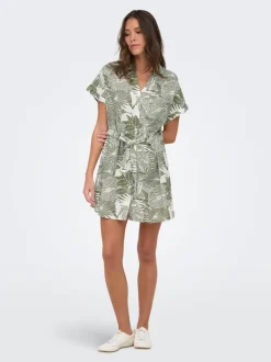 ONLJAKIRI Leinen Kurzes Kleid