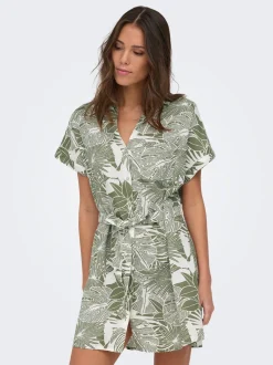 ONLJAKIRI Leinen Kurzes Kleid