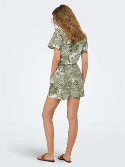 ONLJAKIRI Normal geschnitten Leinen Shorts