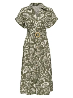 ONLJAKIRI Leinen Langes Kleid