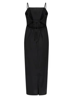 ONLJAKIRI Leinen Midikleid