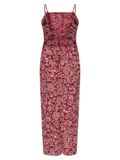ONLJAKIRI Leinen Midikleid