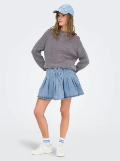 ONLJEAN Denim Jeansrock Kurzer Rock