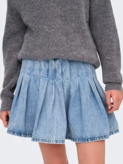 ONLJEAN Denim Jeansrock Kurzer Rock