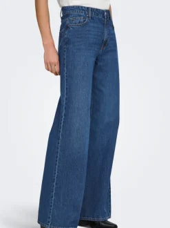 ONLJEMMA Hohe Taille Weiter Beinschnitt Jeans