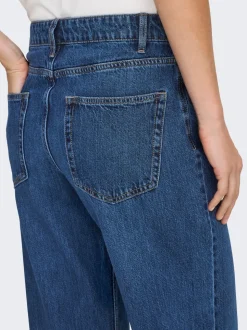 ONLJEMMA Hohe Taille Weiter Beinschnitt Jeans