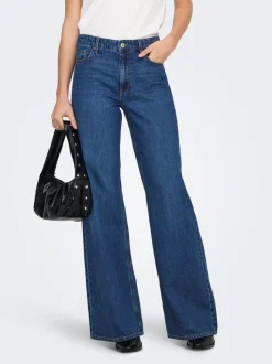 ONLJEMMA Hohe Taille Weiter Beinschnitt Jeans
