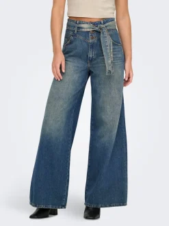 ONLJOELLE Hohe Taille Weiter Beinschnitt Jeans