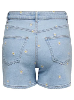 ONLJOSEPHINE Hohe Taille Locker geschnitten Jeans-Shorts
