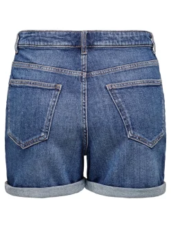 ONLJOSEPHINE Hohe Taille Normal geschnitten Jeans-Shorts