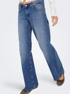 ONLJUDY-O Niedrige Taille Gerade geschnitten Jeans