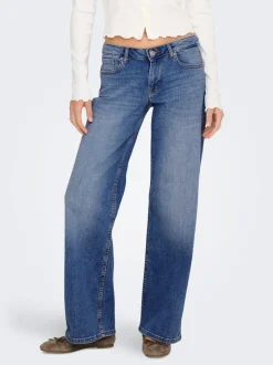 ONLJUDY-O Niedrige Taille Gerade geschnitten Jeans